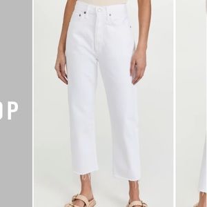 Agolde 90’s Crop Mid Rise Loose Straight jeans